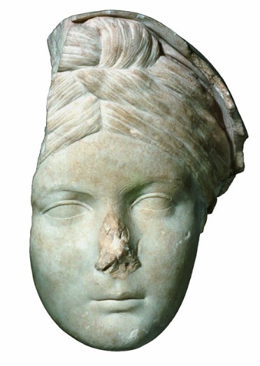 Ritratto di Vibia Sabina proveniente da Tivoli II secolo d.C.