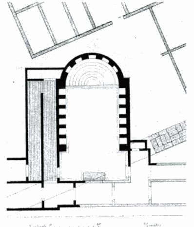 Pianta del cosiddetto Auditorium di Mecenate