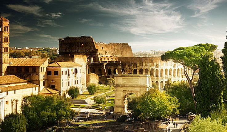 Veduta del Colosseo