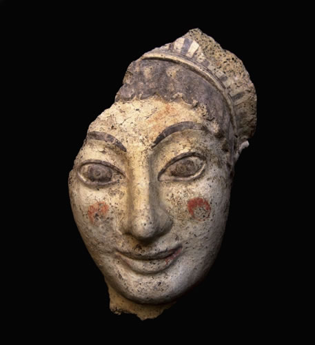 Temple of Jupiter Optimal Maximus - Female head from antefix