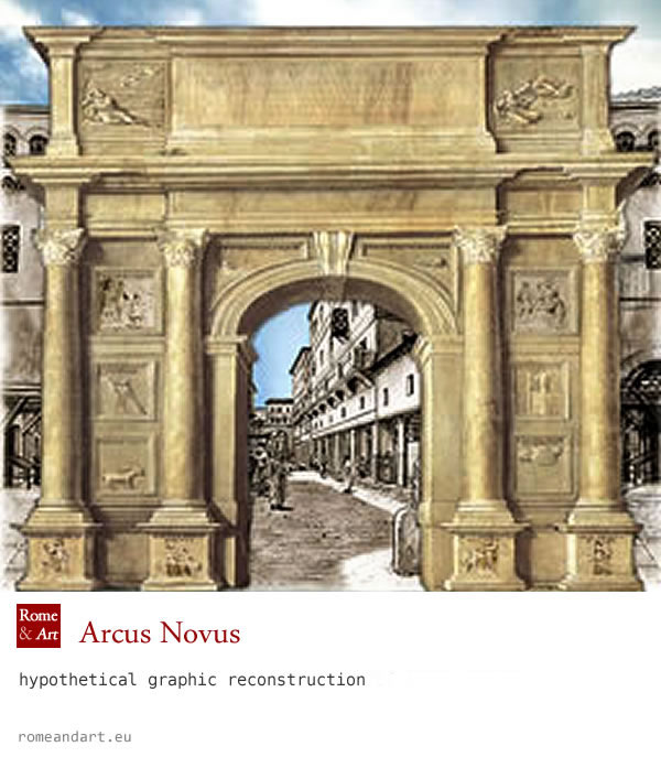 Ricostruzione ipotetica Arcus Novus