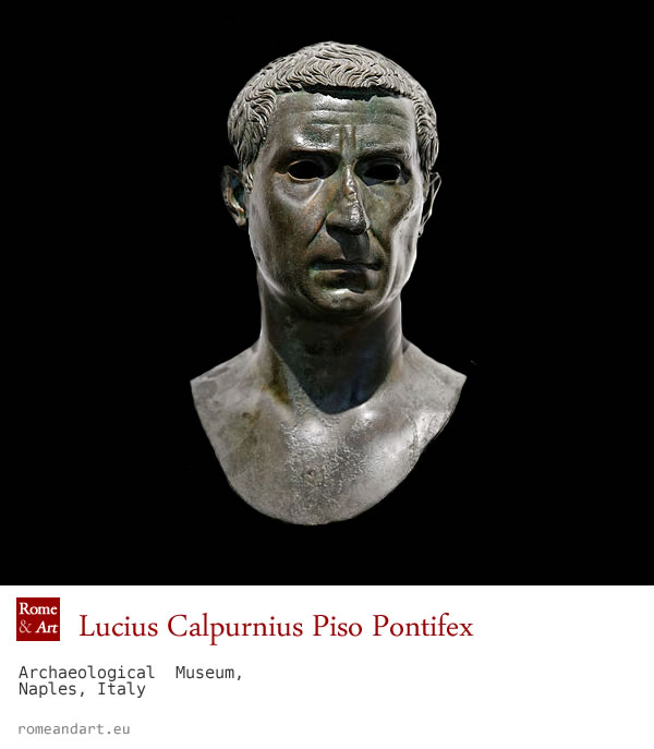 Lucio Calpurnio Pisón , prefecto y amans bibendi