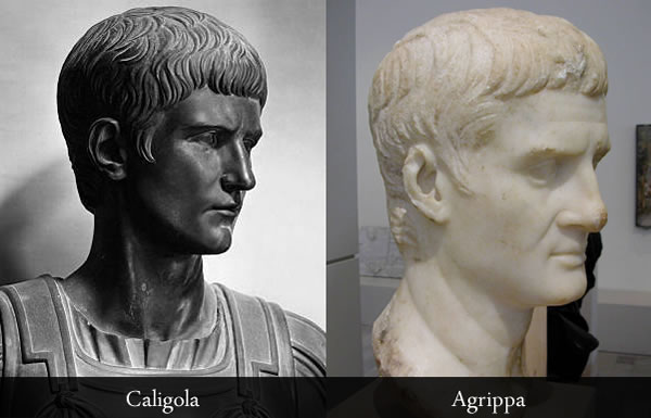 Agrippa e Caligola: l'ascendenza difficile