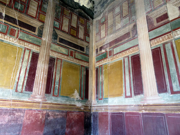 Affreschi romani del I stile nella Villa di Arianna a Stabia