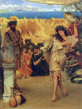 L. Alma Tadema – Baccante alla festa del raccolto, 1880