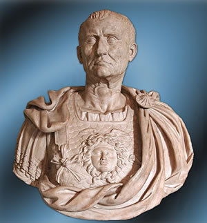 Emperor Galba - Bust in marble I sec. A.D. - Museum of Conservatories, Rome IT