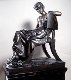 B.Civiletti – Statua in bronzo del giovane Cesare – GNAM, Roma IT