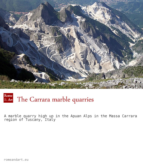 Le Alpi Apuane e le cave di marmo di Carrara