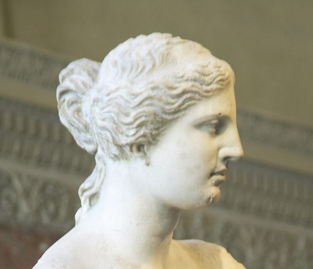 Venere di Milo, particolare  130 a.C.– Museo del Louvre, Paris F