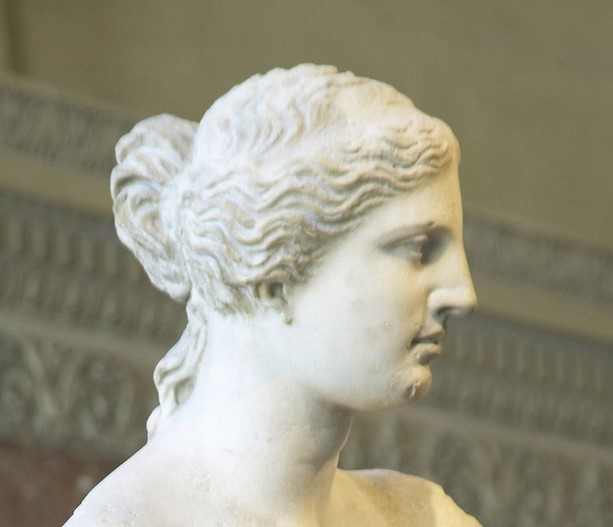 Venere di Milo, particolare 130 a.C.– Museo del Louvre, Paris F