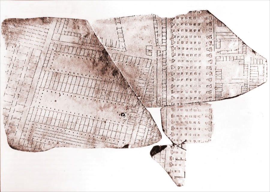 Forma Urbis Romae – Frammento 23,24b Navalia e Horrea Galbana