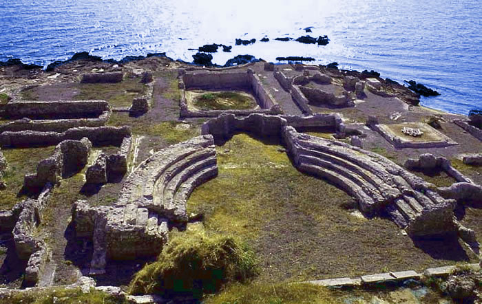 Agrippa's bath, the Theater, 1st cent. A.D. - Pianosa Island IT