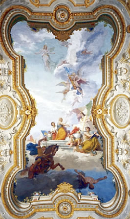 Volta del Salone delle Feste al Quirinale – Girolamo Magnani e Cecrope Barilli: Trionfo dell'Italia -Palazzo del Quirinale, Roma IT