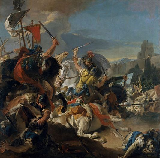 Tiepolo: Battaglia di Vercelli – Metropolitan Museum, New York USA